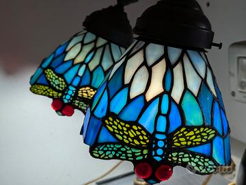 Lampade da comodino Tiffany. coppia