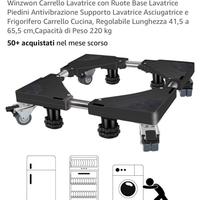 Carrello per spostare lavatrice, frigo, ascigatric