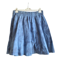 Gonna Svasata Azzurra lavorata a mano