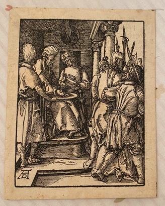 Pilato si lava le mani, Albrecht Durer, 1511
