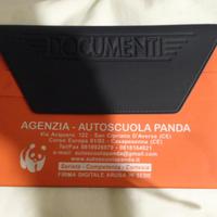 PORTA DOCUMENTI AUTO MOTO LIBRETTO CARTA CIRCOLAZI