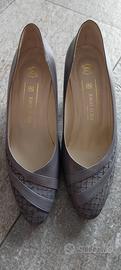 Zago Luigi scarpa donna vera pelle grigia n.41