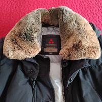 giaccone imbottito in piuma d'oca 