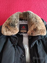 giaccone imbottito in piuma d'oca 