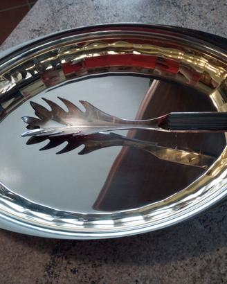 Spaghettiera elegante Inox e OroZecchino + Mestolo