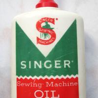 Antico SINGER OIL vintage Sewing Machine no olio