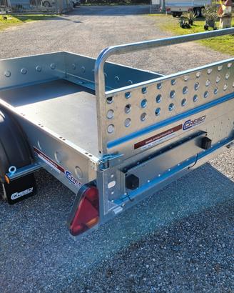 CARRELLO RIMORCHIO CRESCI PT6C CON RAMPA SALITA