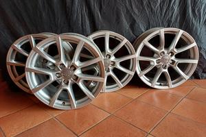 4 cerchi lega audi originali 18" x235