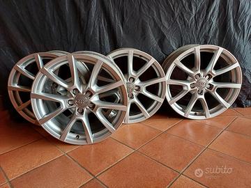 4 cerchi lega audi originali 18" x235