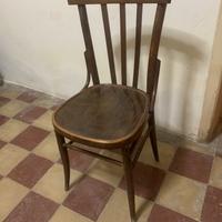 Sedia vintage in faggio anni 50