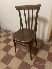 Sedia vintage in faggio anni 50