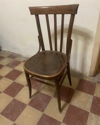 Sedia vintage in faggio anni 50