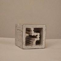 Alessio Tasca – Cubo Scultura in Ceramica Estrusa