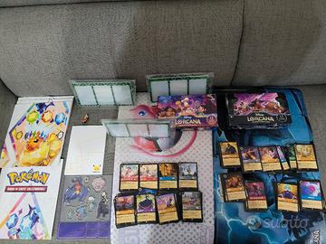  Personaggi e carte Pokemon , Digimon eLorcana 