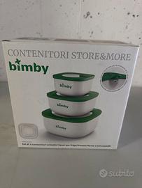 Tris contenitori Guzzini per Bimby