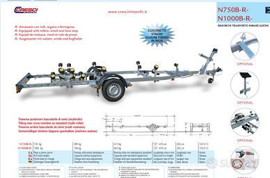 Rimorchi nautici Cresci / pronta consegna