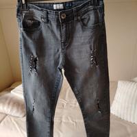 Jeans nero/grigio