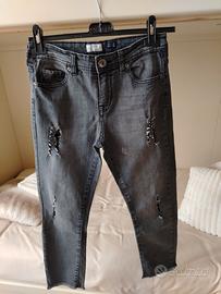 Jeans nero/grigio