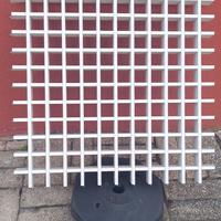 CONTROSOFFITTO GRIGLIATO IN ALLUMINIO BIANCO 60X60