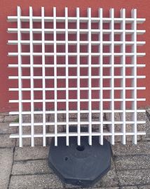 CONTROSOFFITTO GRIGLIATO IN ALLUMINIO BIANCO 60X60