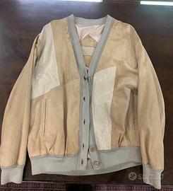 Bomber donna in camoscio vintage nuovo