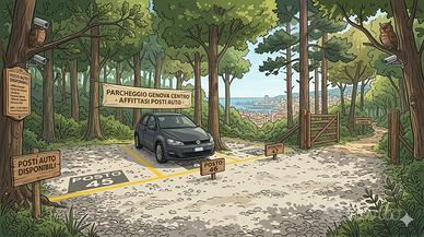 Posto auto scoperto Borgoratti - accesso H24