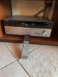 impianto home theatre Yamaha RX-V673 + casseYamaha