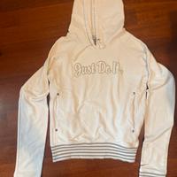 Felpa bianca NIKE con cappuccio taglia XS