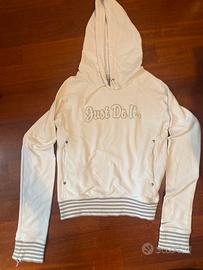 Felpa bianca NIKE con cappuccio taglia XS