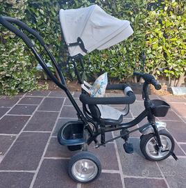 passeggino triciclo evolutivo regolabile 4 in 1