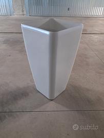 Vaso per piante fibra d'argilla 40x40x76