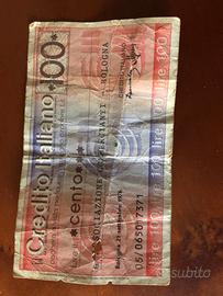 Moneta da 100 lire di carta