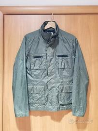 Giubbotto impermeabile verde Aspesi. Taglia M