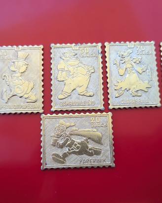 Francobolli emissione speciale poste di paperopoli