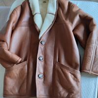 Montone pelle marrone 