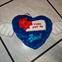 Cuore peluche Baci Perugina - "Volo per te"