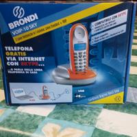 CORDLESS BRONDY VOIP -10 SKY nuovo