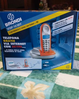 CORDLESS BRONDY VOIP -10 SKY nuovo