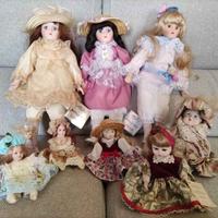 LOTTO BAMBOLE PORCELLANA