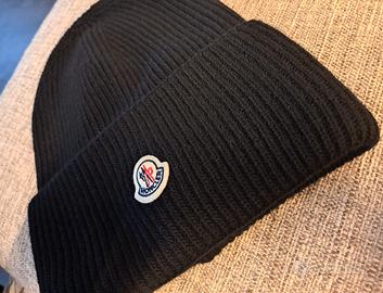 Berretto nero Moncler unisex 