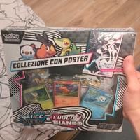 Collezione poster Pokemon luce nera fuoco bianco