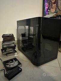 Case pc aerocool p500c + 10 ventole e hub sync