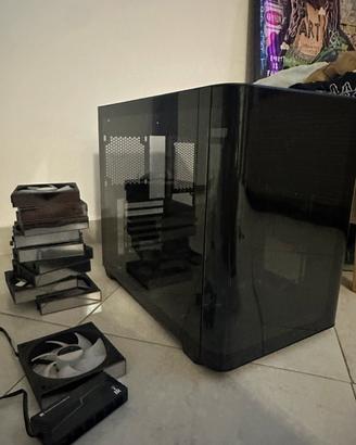 Case pc aerocool p500c + 10 ventole e hub sync