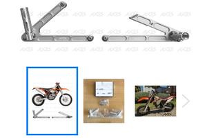 pedaline passeggero per ktm exc 2012 -13-14-15-16