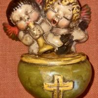 thun originali acquasantiera angeli antichi tavole