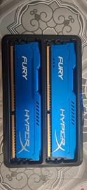 HyperX Fury Ram DDR3 2x4Gb 
