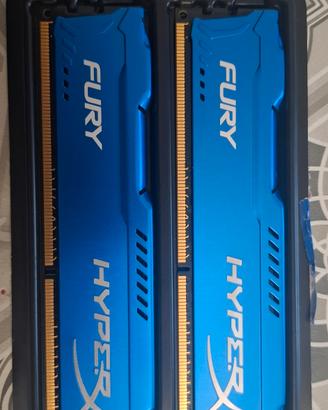 HyperX Fury Ram DDR3 2x4Gb 