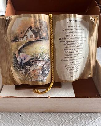 Libro dei sentimenti con dedica "Grazie Mamma" 