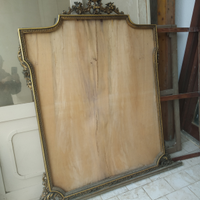 Antica cornice dorata grande per specchiera