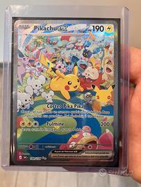 Carta pokemon Pikachu 30’ anniversario giorno